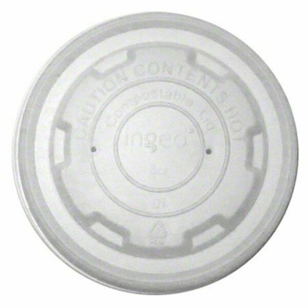 Americareroyal PrimeWare Hot / Cold Food Container Lid CPLA 8 oz, 50PK CFCL-8